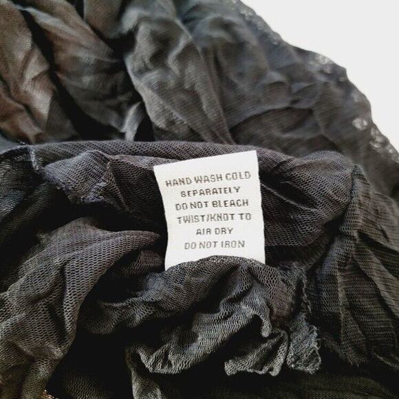 Liv‎ By Habitat Sheer Black Dress Pullover Women's Sz M Dark Academia Goth - Picture 11 of 12